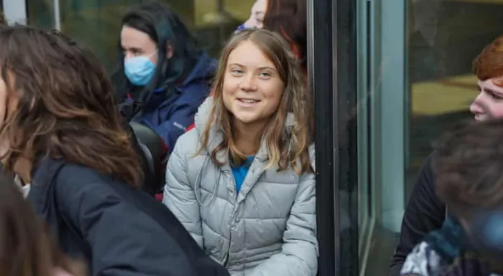 Greta Thunberg attends second climate change protest in London this week