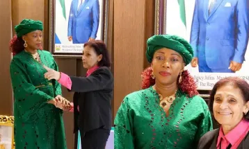 “Minister of Youths Affairs Collaborates with First Lady Fatima Bio to Drive Sustainable Youth Development Initiatives in Sierra Leone