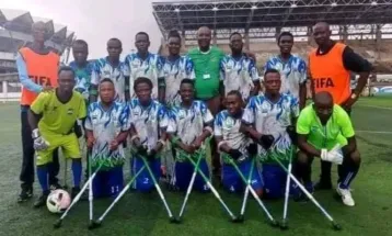 Sierra Leone Amputee Football Team Gears Up for Africa Amputee Football Cup of Nations in Egypt