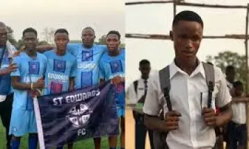 15-Year-Old Star Pupil Musa Bangura Scores Winning Goal for Old Edwardians