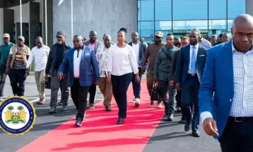 President Bio and Wife Depart for First Korea-Africa Summit