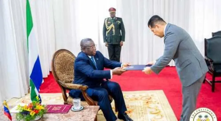 President Bio Receives Credentials from Spanish Ambassador