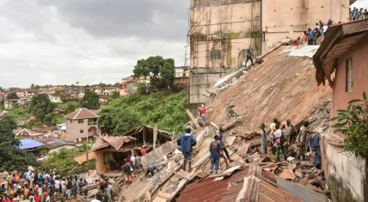 Day 5 of Rescue Operations at Collapsed Seven-Storey Building in Freetown