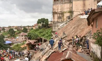Day 5 of Rescue Operations at Collapsed Seven-Storey Building in Freetown