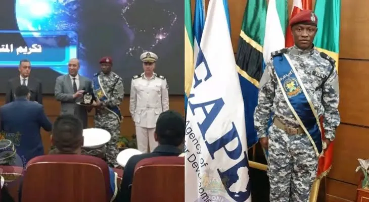 Sierra Leone Police Officer Honored with International Award in Egypt