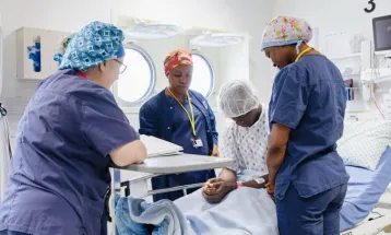 Hospital Ship Anchors in Sierra Leone, Providing Free Surgeries and Medical Training