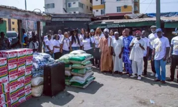 Food Donation Brings Relief to Disabled Community in Freetown