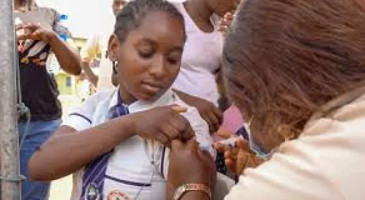 NMDHR Educates Kambia Students on HPV Vaccination and Cervical Cancer Prevention