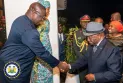 President Julius Maada Bio and First Lady Depart for Liberia