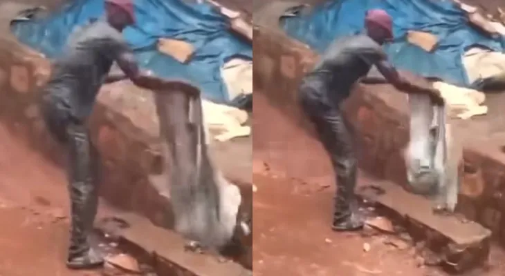 Outrage in Freetown After Resident Caught Dumping Garbage in Drain
