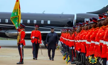 President Bio Visits Ghana to Mourn Victims of Deadly Helicopter Crash