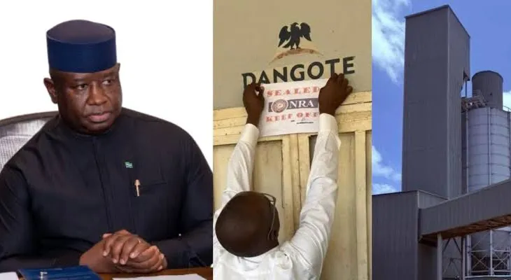 Government Shuts Down Dangote Cement Over $653,300 Unpaid Levy