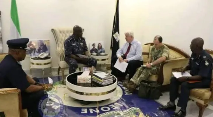 British Police Training Chief Meets Sierra Leone’s IGP to Boost Cooperation