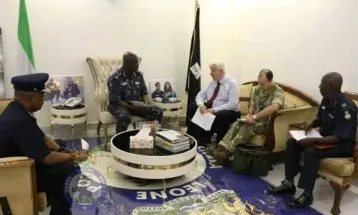 British Police Training Chief Meets Sierra Leone’s IGP to Boost Cooperation