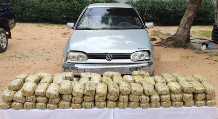 Police in Kenema Intercept Vehicle Carrying Large Quantity of Suspected Cannabis