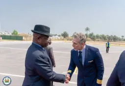President Bio Touches Down in Accra for Regional Security Talks
