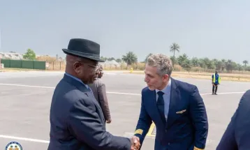 President Bio Touches Down in Accra for Regional Security Talks